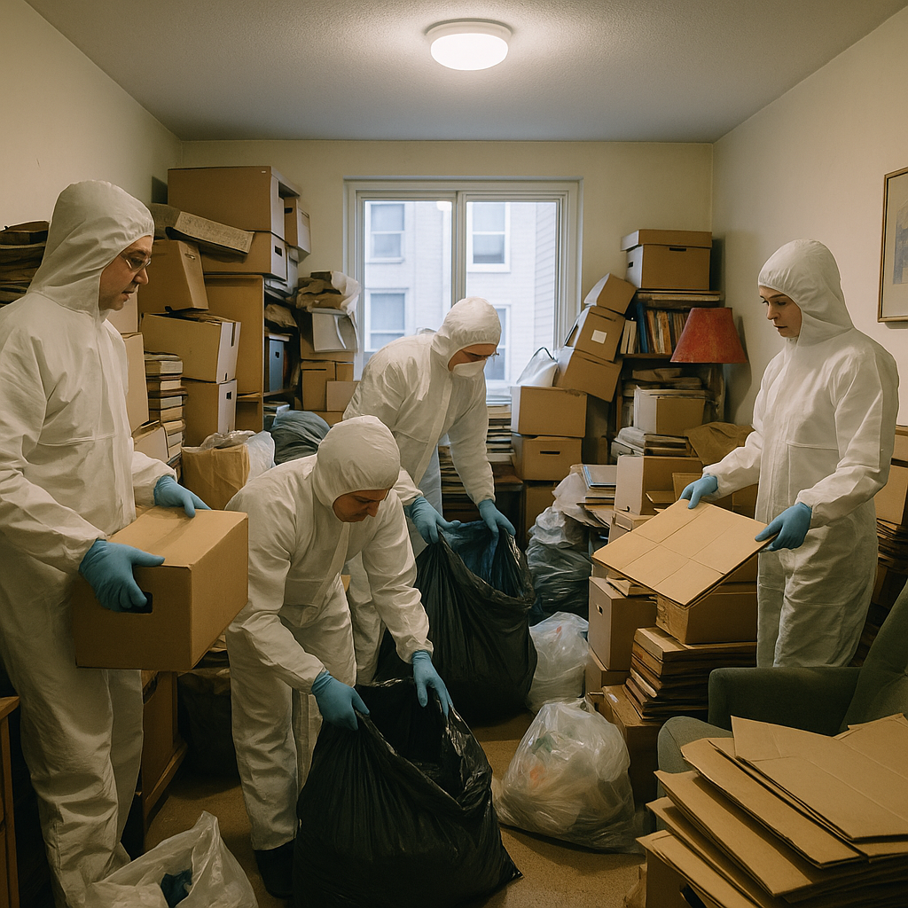 Nettoyage de logements insalubres et syndrome de Diogène